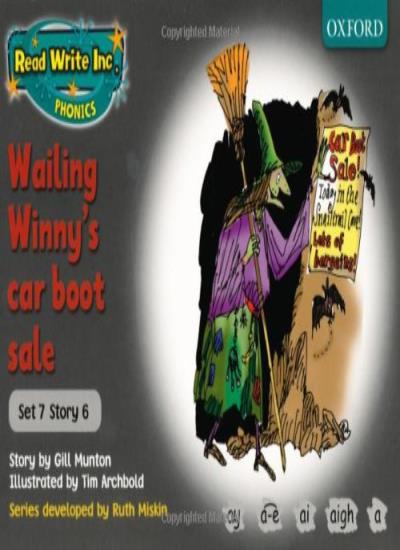 READ WRITE INC. Phonics: Grey Set 7 Storybooks. Wailing Winny's Car ...