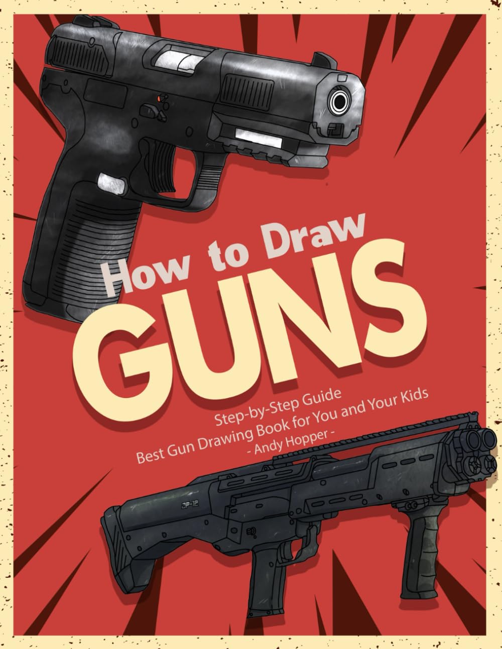 Gun. Click Drawing Reference HOW TO DRAW Guns Step-by-Step Guide: Best Gun Drawing Book for You and ...