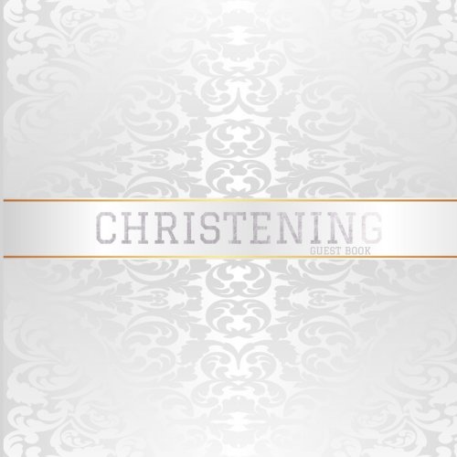 Christening Guest Book Keepsake Message Log With 100 Formatted